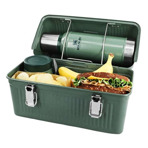 stanley black metal lunch box|stanley lunch boxes for adults.